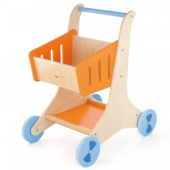 VIGA Wooden Shopping Cart 